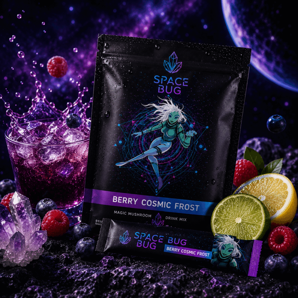 Berry Cosmic Frost Mushroom Tea Drink Mix