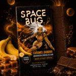 Caramel Banana Mushroom Chocolate Bar