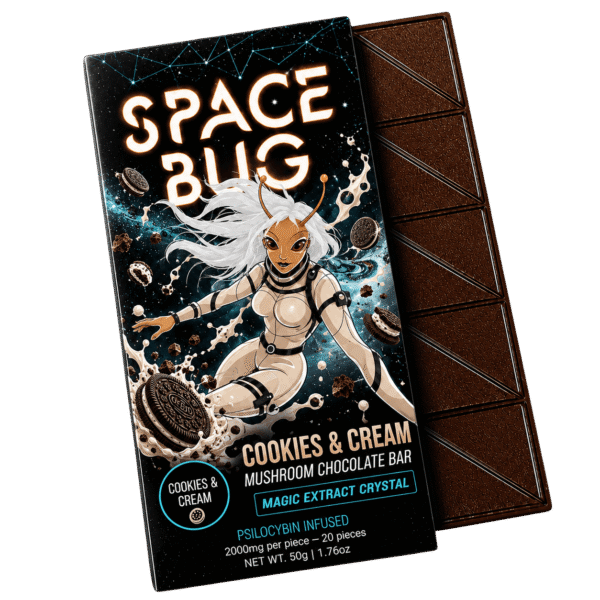 Cookies & Cream Mushroom Chocolate Bar