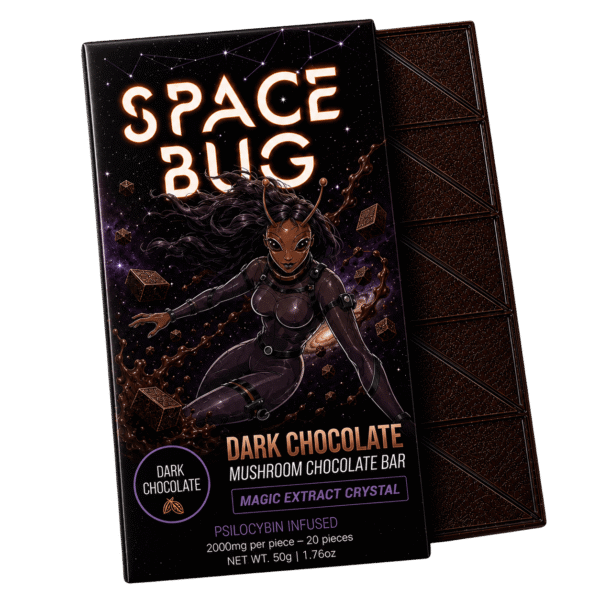 Dark Chocolate Mushroom Chocolate Bar