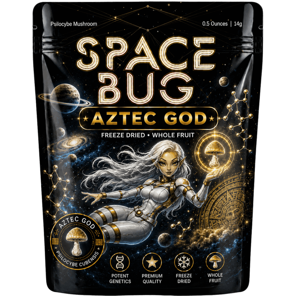 freeze dried aztec god magic mushroom