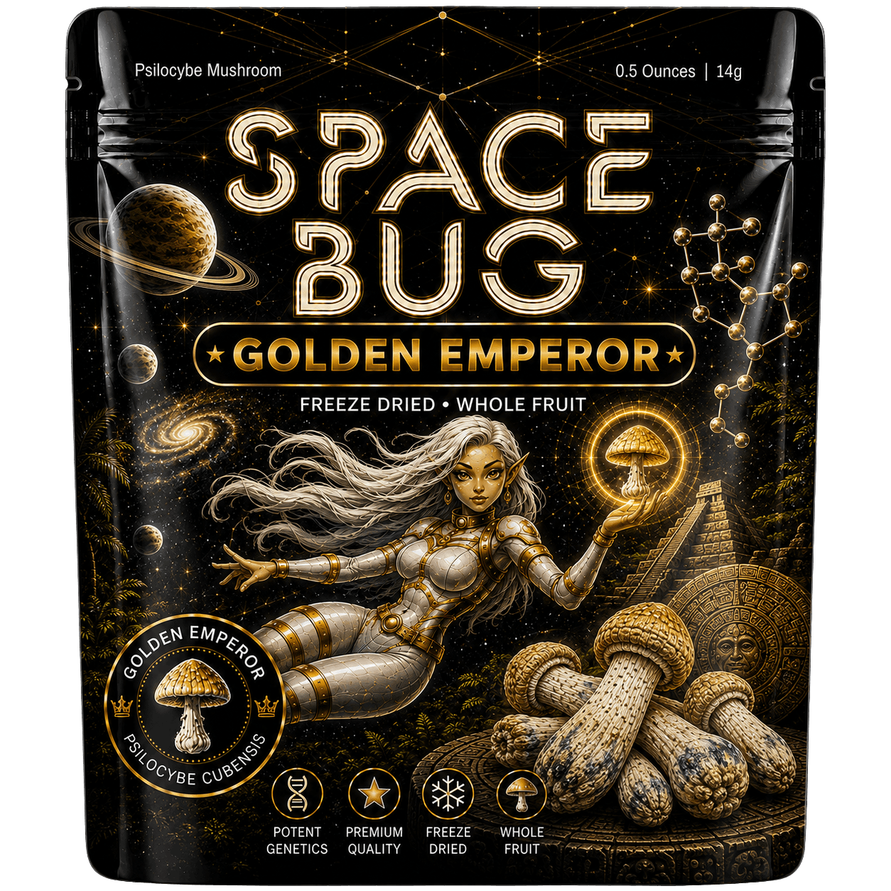 Golden Teacher and Penis Envy Goldmember lineage