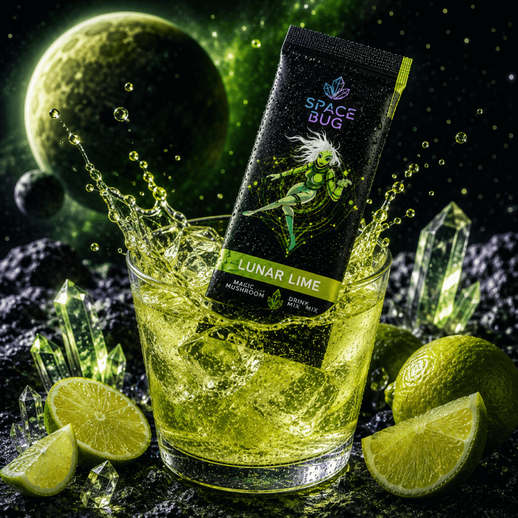 Lunar lime shroom tea