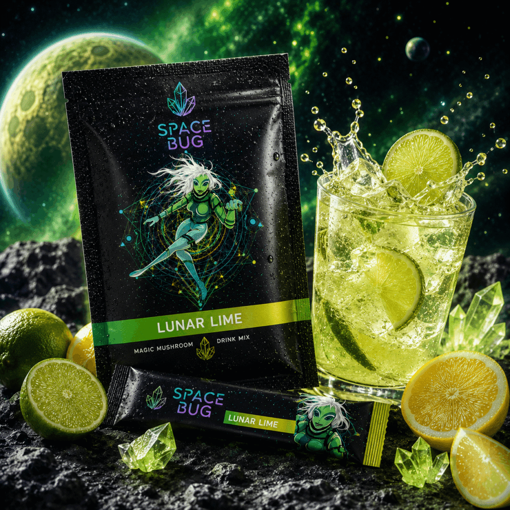 Lunar lime shroom tea
