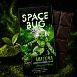 matcha mushroom chocolate bar