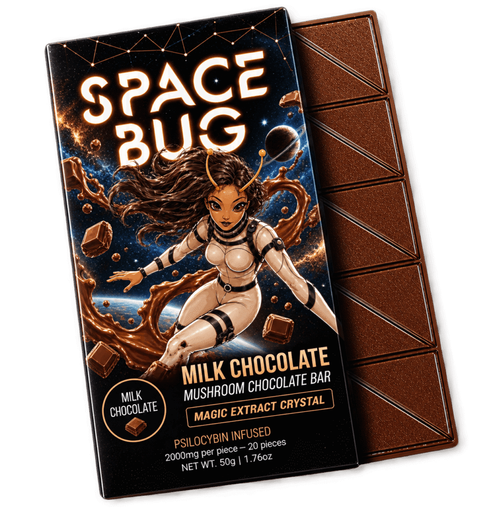 Milk Chocolate Mushroom Chocolate Bar