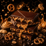 Peanut Butter Pretzel Mushroom Chocolate Bar