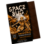 Peanut Butter Pretzel Mushroom Chocolate Bar