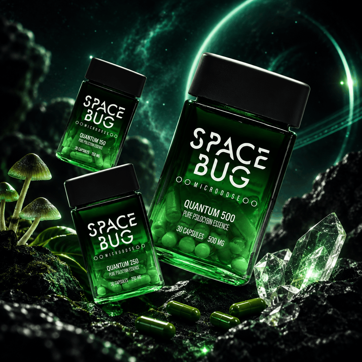 Buy magic mushrooms capsules with ShroomSpace