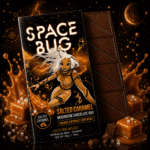 Salted Caramel Mushroom Chocolate Bar