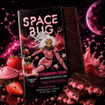 Strawberry Cream Mushroom Chocolate Bar