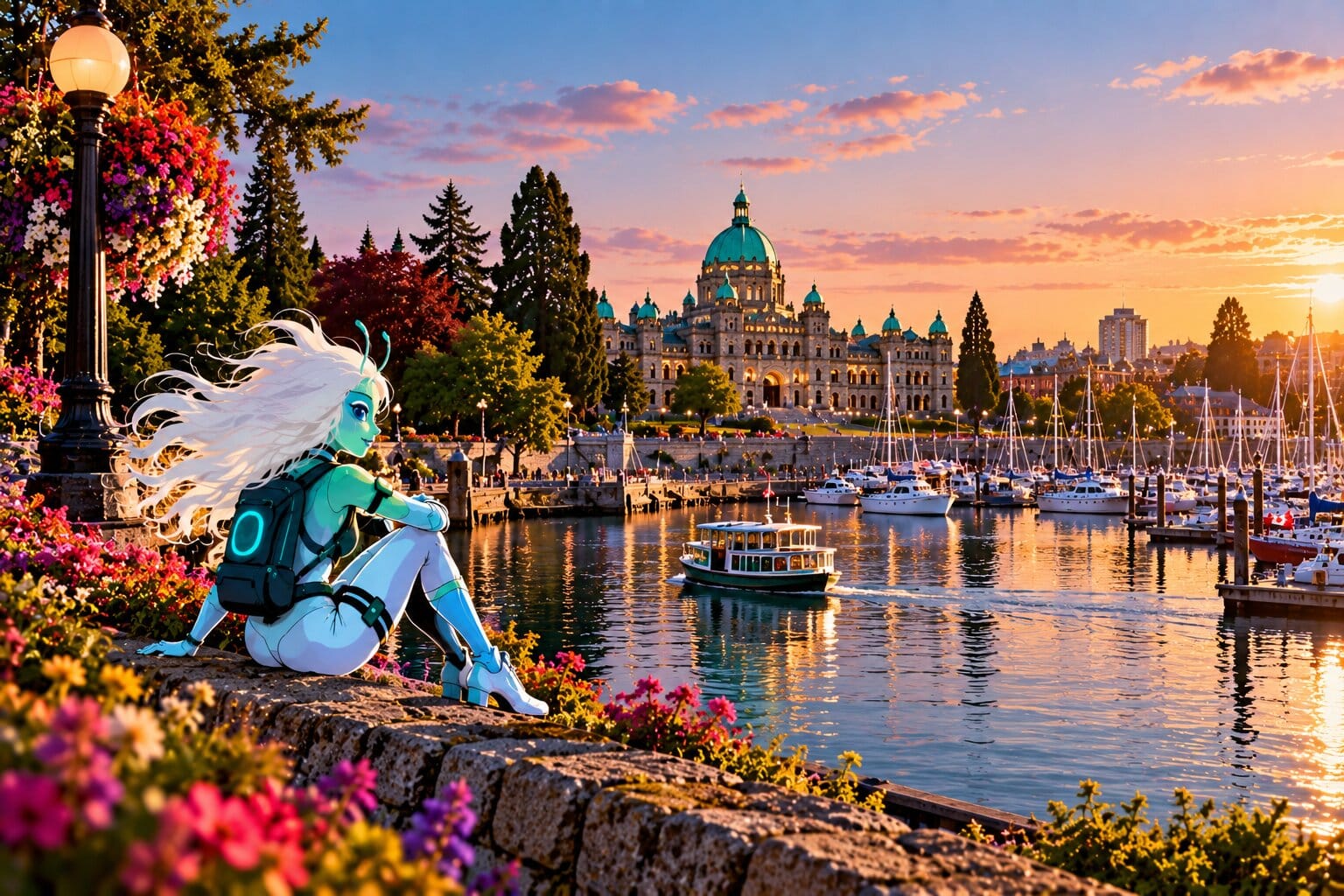 Coastal landscape on Vancouver Island