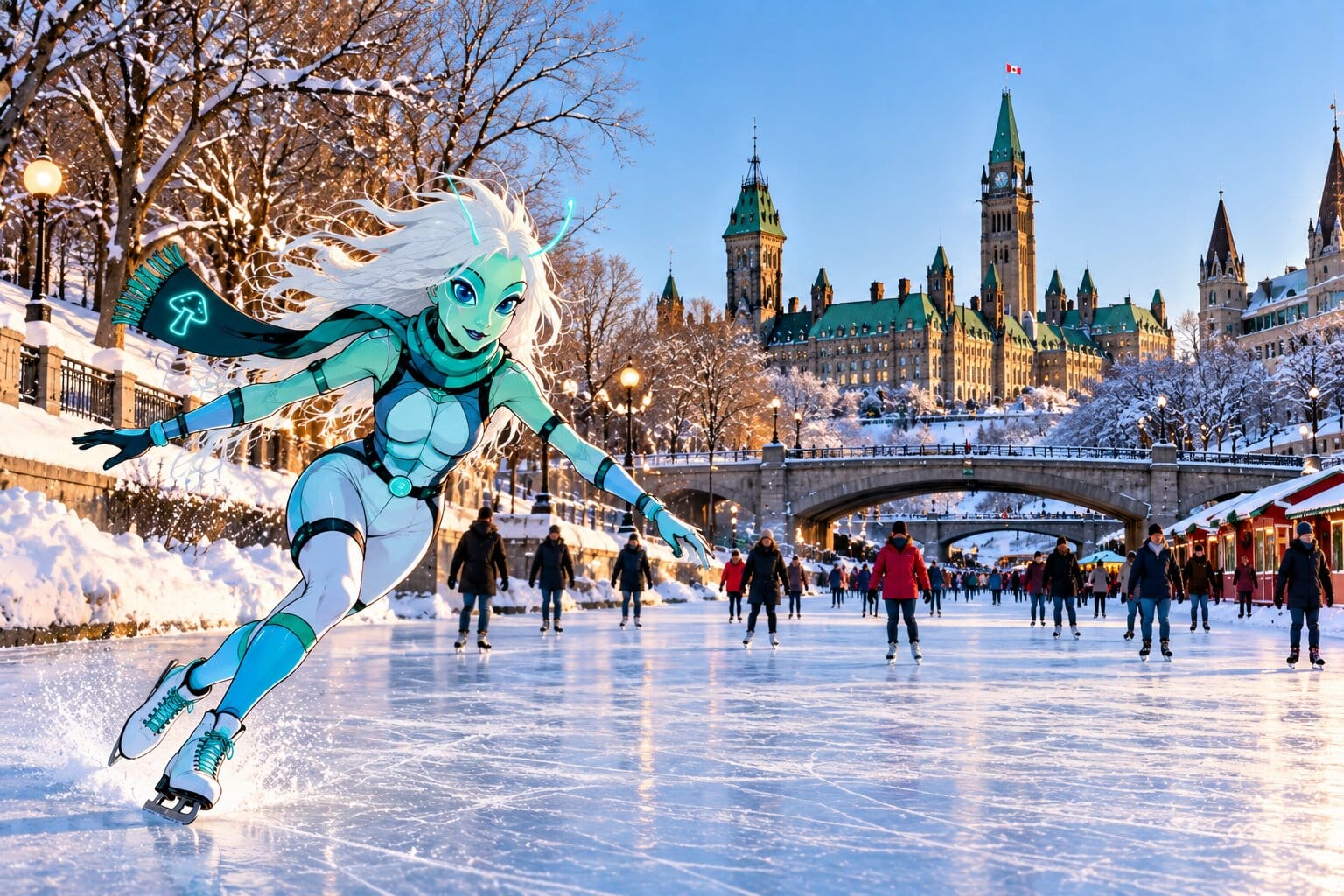 Ottawa and the Rideau Canal in Ontario