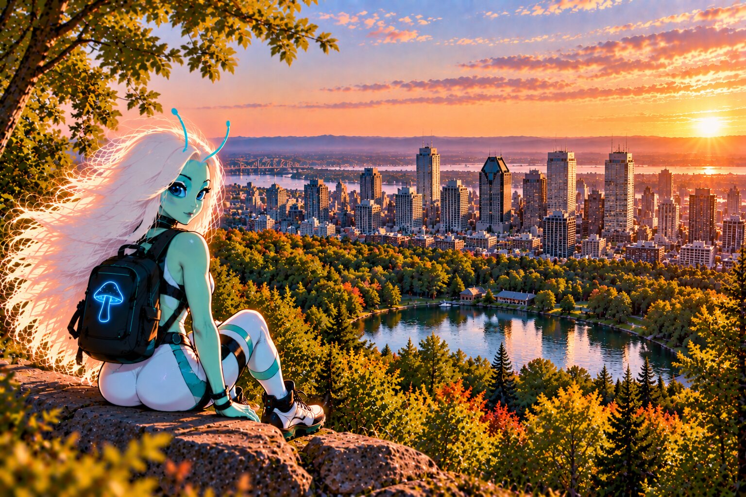 Mount Royal overlooking Montreal