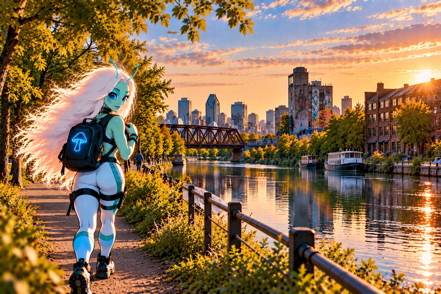 Lachine Canal in Montreal