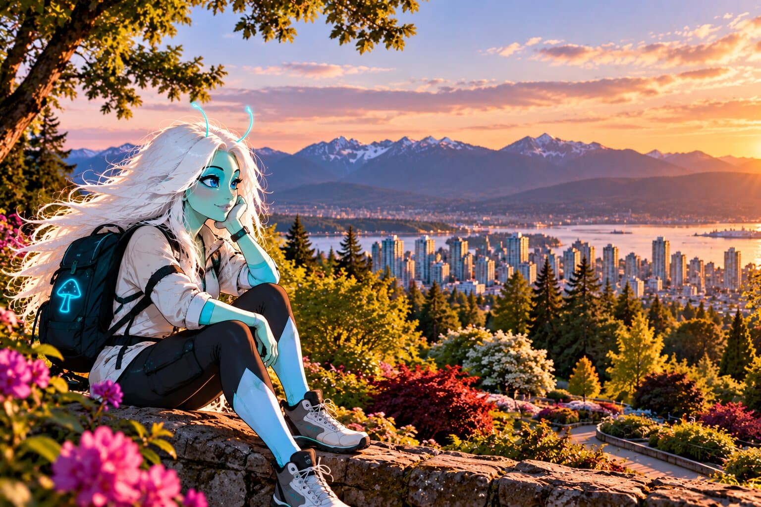 Vancouver skyline from Queen Elizabeth Park